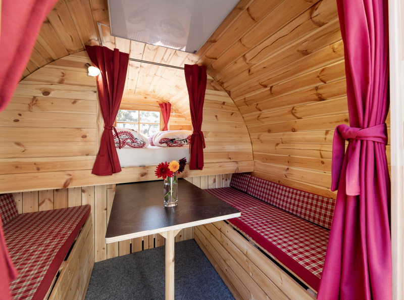 Übernachten im Fass