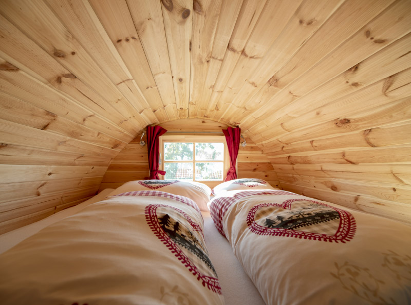 Übernachten im Fass